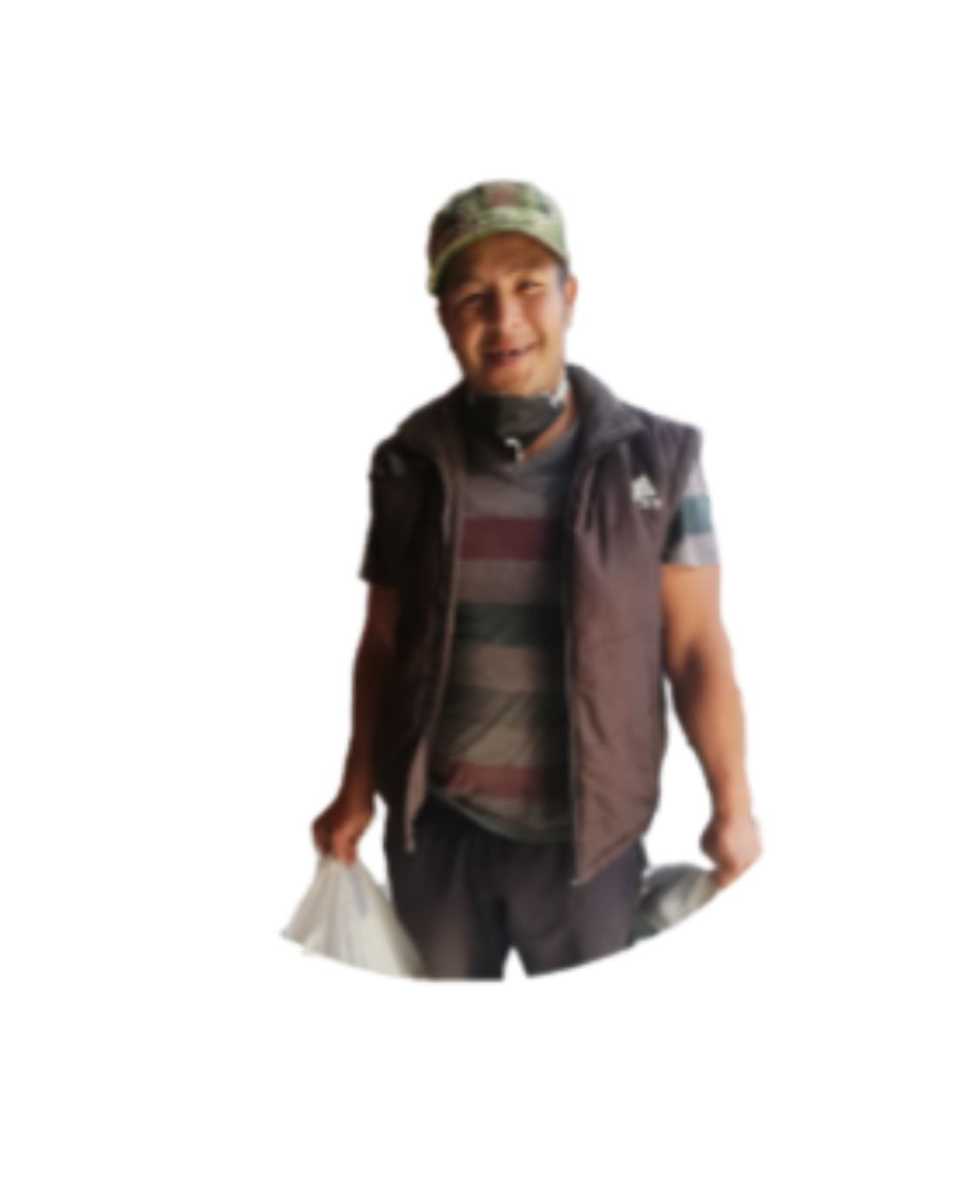 Hombre sonriendo